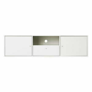 Fehér TV-állvány 161x42 cm Mistral – Hammel Furniture kép