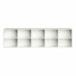 Fehér függő könyvespolc 220x61 cm Mistral – Hammel Furniture kép