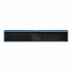 Fekete-kék TV-állvány 133x22 cm Mistral – Hammel Furniture kép