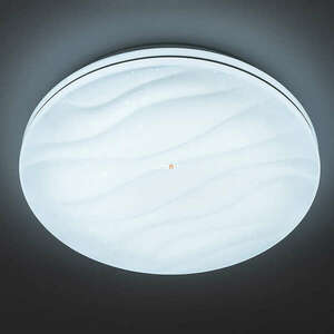 Hullámos felületű mennyezeti LED lámpa, hidegfehér fényű (Selene) kép