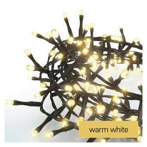 EMOS LED karácsonyi fényfüzér, 12 m, beltéri és kültéri, meleg fehér, időzítővel kép