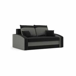 HEWLET kinyitható kanapé, normál szövet, szín - fekete / szürke kép