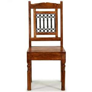 2 db klasszikus stílusú tömör fa szék paliszander felülettel kép