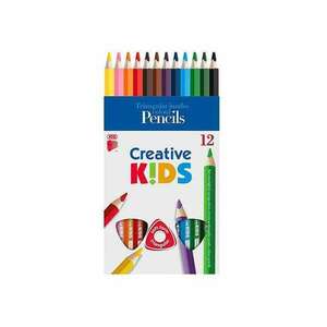 ICO: Creative Kids háromszögletű színes jumbo ceruza 12 db-os kép