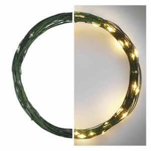 LED karácsonyi nano fényfüzér, zöld, 4 m, kültéri és beltéri, mel... kép