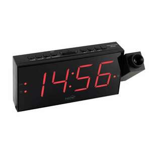 Ébresztőóra - fekete LED digitális óra kép