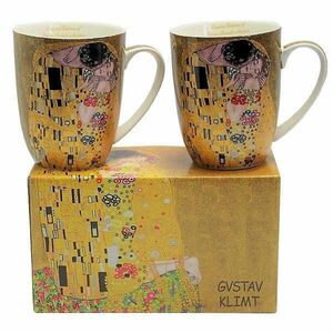 Klimt porcelán bögre szett - 400 ml - 2 darabos kép
