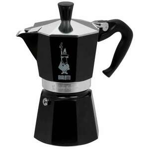 Bialetti Moka Express 6 személyes kotyogós kávéfőző fekete (4953) kép