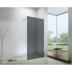 Mexen Walk-in zuhanyfal - füstüveg - króm profil - 70 cm (850-070... kép