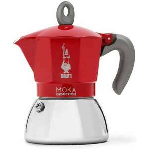 Bialetti Moka Induction 4 személyes kávéfőző piros (6944) kép