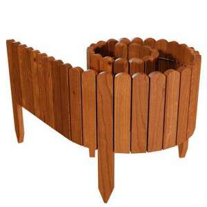 Mercaton® dekoratív fából készült kerti kerítés 5 db rögzítőlécce... kép