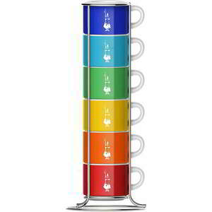 Bialetti Espresso csésze szett állvánnyal (6db) - Multicolor kép