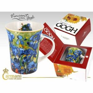 H.C.830-8105 Porcelánbögre dobozban 350ml, Van Gogh: Íriszek kép