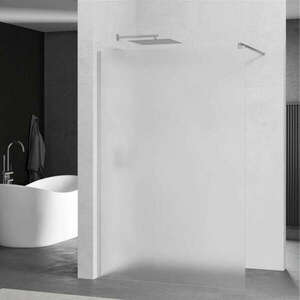 Mexen Kioto walk-in zuhanyfal - tejüveg / króm profil - 80 cm (80... kép