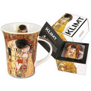 Porcelánbögre Klimt dobozban, 350ml, Klimt: The kiss kép