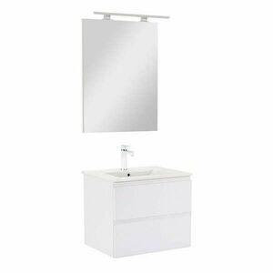 Vario Pull 60 komplett fürdőszoba bútor fehér-fehér kép