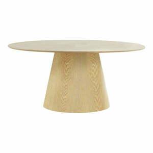 Étkezőasztal kőrisfa dekoros asztallappal 90x160 cm Bolton – House Nordic kép
