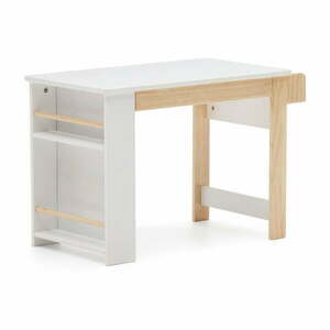 Gyerek íróasztal fehér asztallappal 40x77 cm Serwa – Kave Home kép