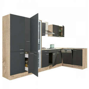 Yorki 370 sarok konyhabútor alulfagyasztós hűtős kivitelben kép