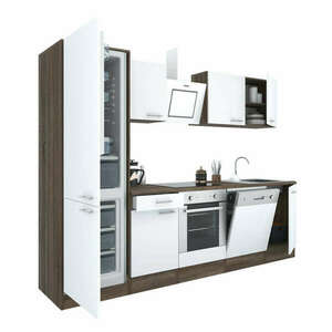 Yorki 280 konyhabútor alsó sütős, alulfagyasztós hűtős kivitelben kép