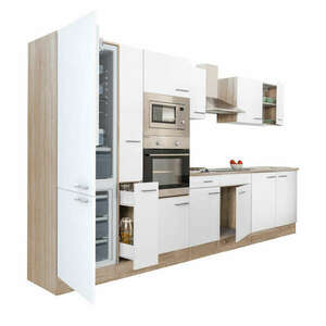 Yorki 360 beépíthető konyhablokk fehér korpusszal kép