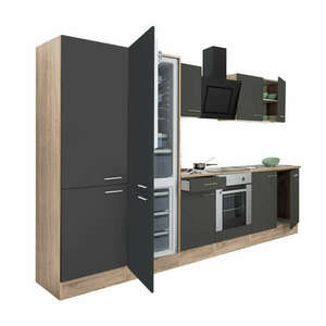 Yorki 330 konyhabútor alsó sütős, alulfagyasztós hűtős kivitelben kép