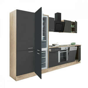 Yorki 340 konyhabútor alsó sütős, alulfagyasztós hűtős kivitelben kép