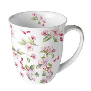 AMB.18418160 Spring blossom white porcelánbögre 0, 4l kép