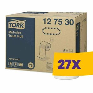Tork Mid-size toalettpapír - 127530 (Karton - 27 tek) kép