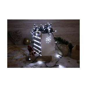 Tracon karácsonyi sziporkázó fényfüzér 5+20m hideg fehér kültéri/... kép