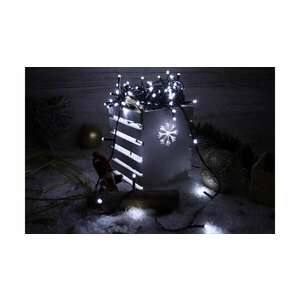 Tracon karácsonyi sziporkázó fényfüzér 5+50m hideg fehér kültéri/... kép