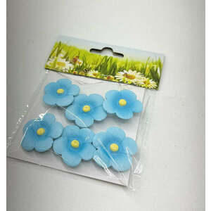 Kerámia virágfejek, öntapadós, 3, 1*08, cm, 6/cs - Kék 045515 kép