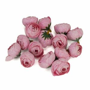 Selyemvirágfej - Boglárka, 3cm, 15db/cs - Rózsaszín 50-1499RSZ kép