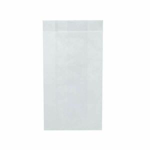 Papírtasak ablak nélküli 0, 5 kg-os 120+45x220mm fehér kép
