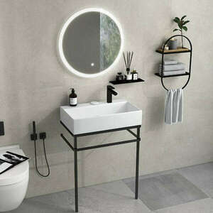 Welland Loft 5 részes fürdőszobabútor szett LED tükörrel - 60 cm kép
