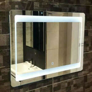 Fürdőszoba tükör LED világítással 80x60 cm kép