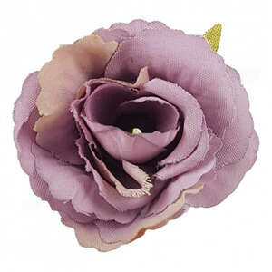Fodros rózsafej, lila, 4 cm kép