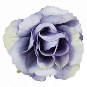 Fodros rózsafej, vintage lila, 4 cm kép