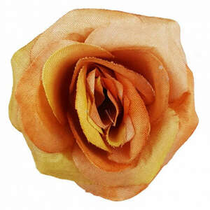 Rózsa virágfej, karamell, 5, 5 cm kép