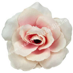 Selyemvirág rózsafej, világos rózsaszín, 7 cm kép