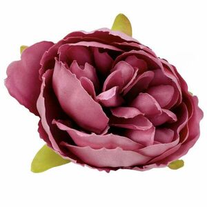 Dekor virágfej, sötét rózsaszín, 5 cm kép