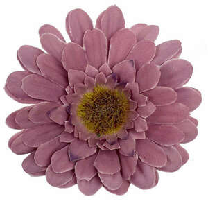 Gerbera virágfej, mályva, 8 cm kép