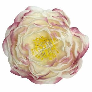 Dekor virágfej, cirmos rózsaszín, 6, 5 cm kép