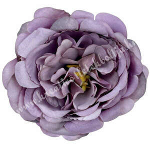 Dekor virágfej, antik lila, 6 cm kép