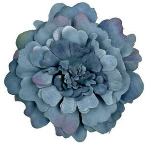 Dekor virágfej, kék, 6 cm kép