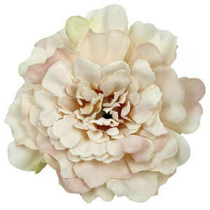 Dekor virágfej, púder rózsaszín, 6 cm kép