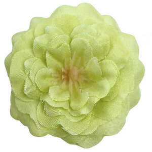 Dekor virágfej, zöld, 4 cm kép