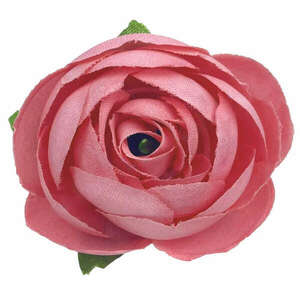 Dekor virágfej, világos rózsaszín, 3 cm kép
