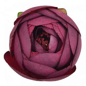 Boglárka virágfej, burgundi, 5 cm kép