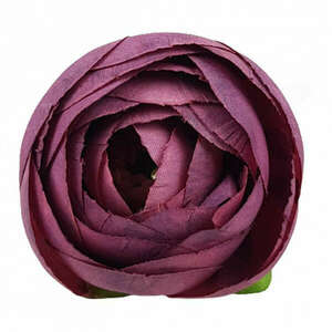 Boglárka virágfej, sötét mályva, 5 cm kép